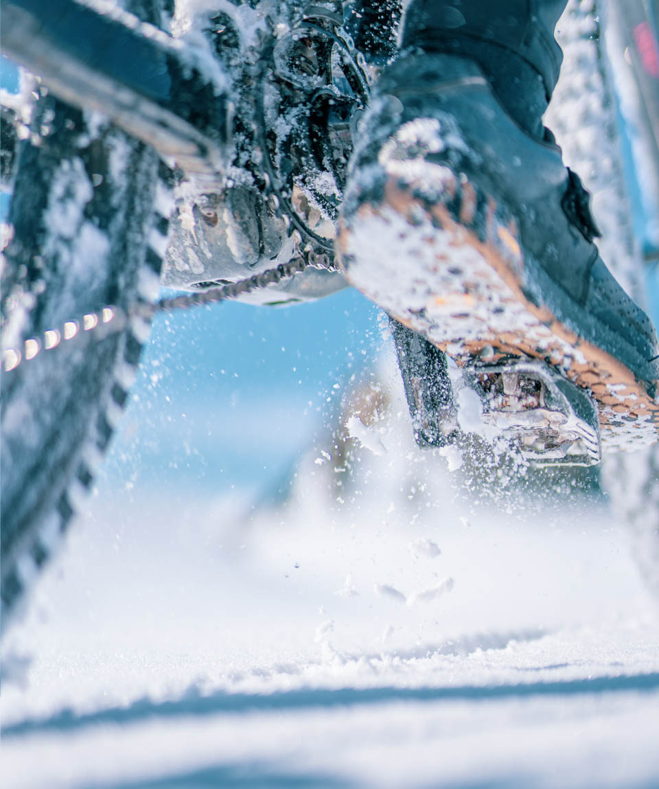 VTT électrique sur neige